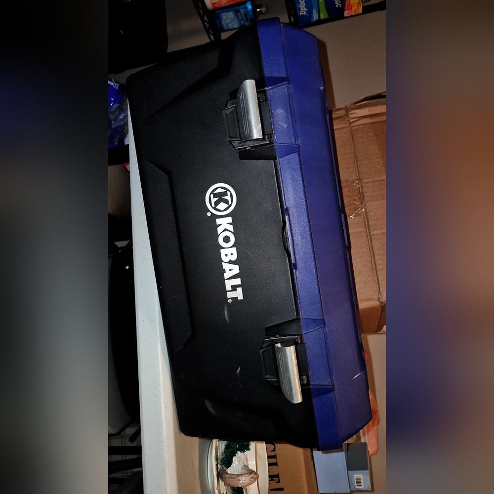 Kobalt Black and Blue Storage Box